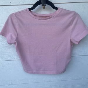 Cropped, Fitted T Shirt